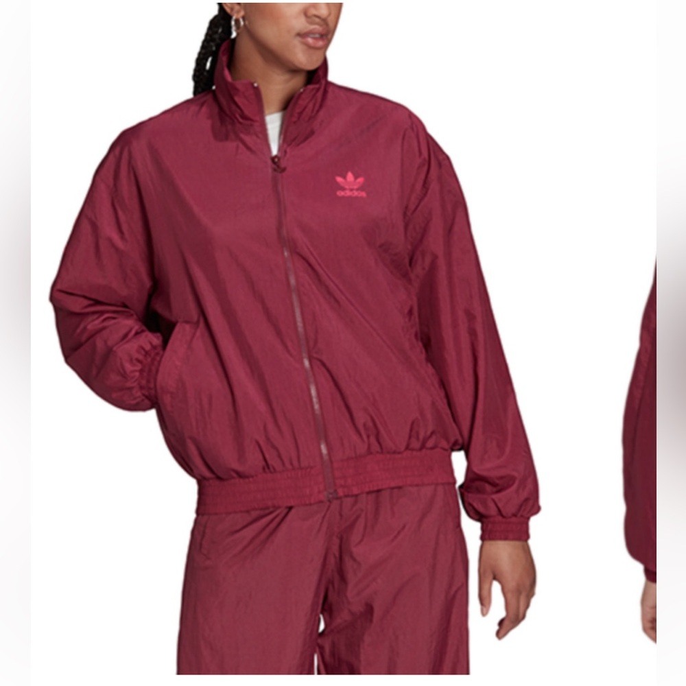 Adidas women’s logo play track jacket
